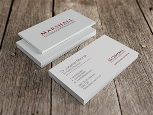Business Card Design by HYPdesign for Marshall Consulting Pte. Ltd. | Design: #2332418
