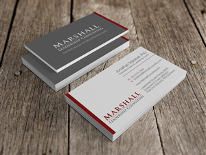 Business Card Design by HYPdesign for Marshall Consulting Pte. Ltd. | Design: #2335727