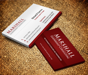 Business Card Design by Owaisias for Marshall Consulting Pte. Ltd. | Design: #2333917