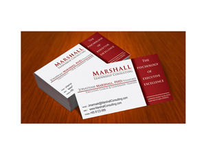 Business Card Design by Soula Vetter for Marshall Consulting Pte. Ltd. | Design: #2333407
