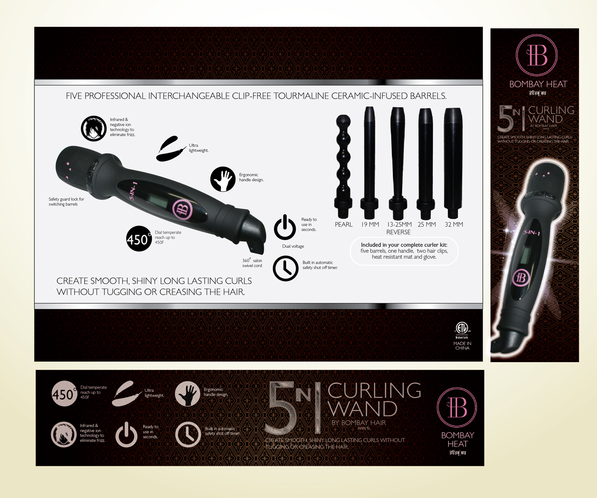 Packaging Design by Rohan Alexander for Bombay Hair | Design #2341179