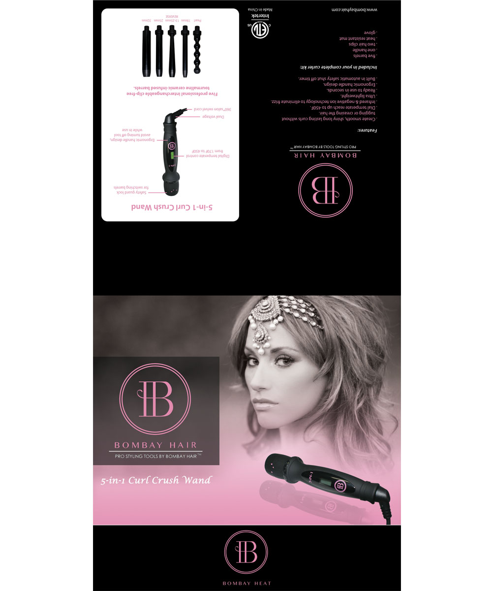 Packaging Design by Christina Angeles for Bombay Hair | Design #2342284