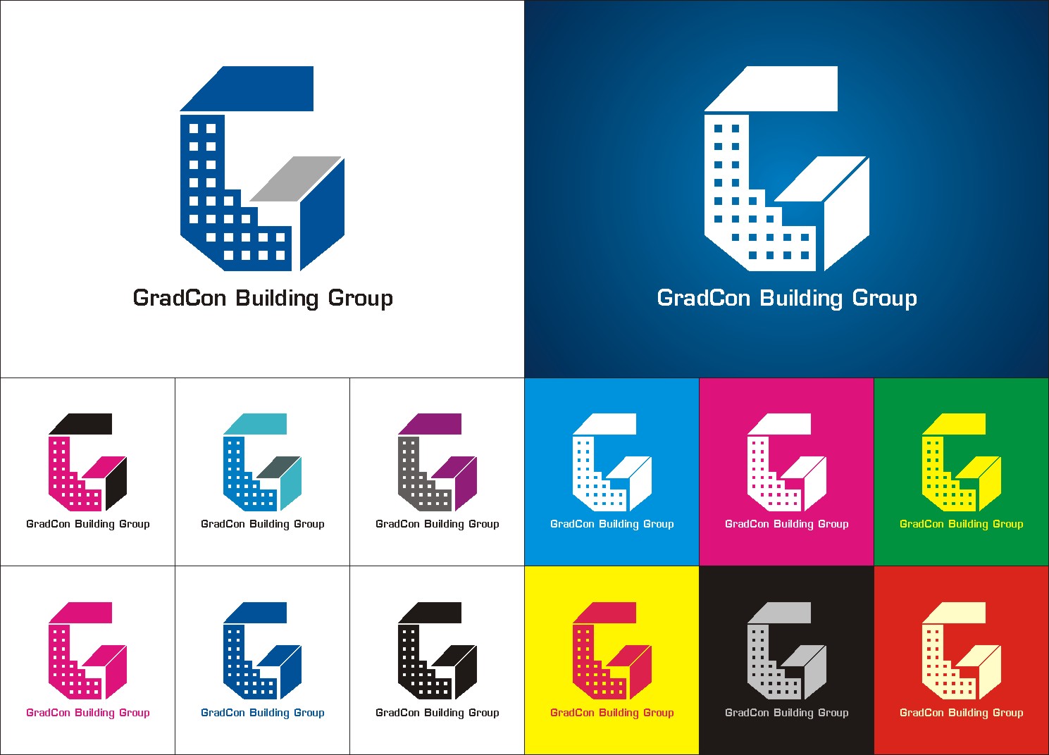 Logo Design by raajesh for GradCon Building Group | Design #11584071