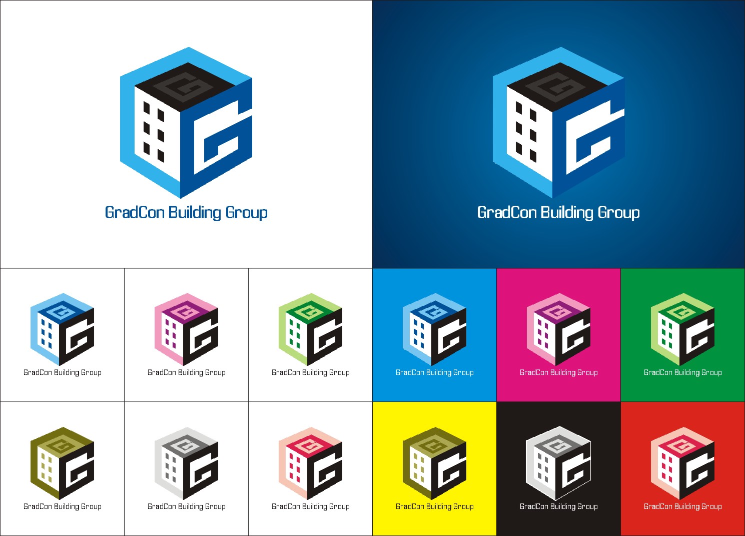 Logo Design by raajesh for GradCon Building Group | Design #11584072
