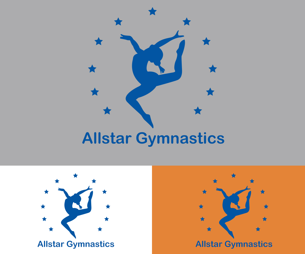 Logo-Design von denzelldeejay für Allstar Gymnastics | Design #11574509