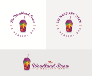 Logo Design by eMARK for The Woodland Straw | Design: #11946594