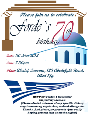 Invitation Design by gabrielaS for this project | Design #2371908