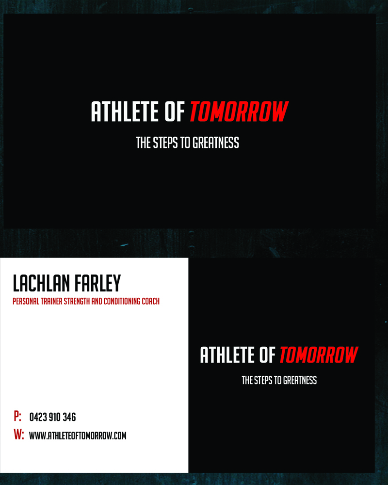 Design de Carte de Visite par junaid ahmad pour Athlete of Tomorrow | Design #2338328