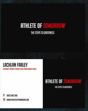 Design de Carte de Visite par junaid ahmad pour Athlete of Tomorrow | Design : #2338328