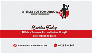 Design de Carte de Visite par Attaf Othman pour Athlete of Tomorrow | Design : #2338748