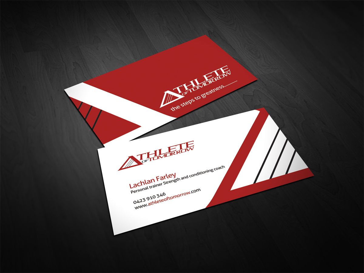 Design de Carte de Visite par diRtY.EMM pour Athlete of Tomorrow | Design #2334775