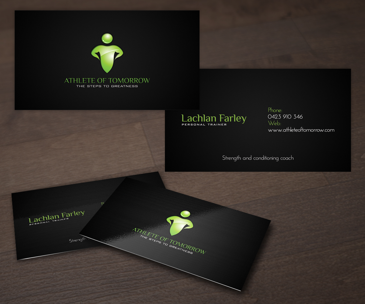 Design de Carte de Visite par FutureDesigne pour Athlete of Tomorrow | Design #2358881