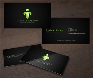 Design de Carte de Visite par FutureDesigne pour Athlete of Tomorrow | Design : #2358881