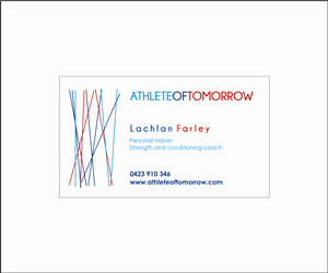 Business Card Design by hcsongi for Athlete of Tomorrow | Design #2347081