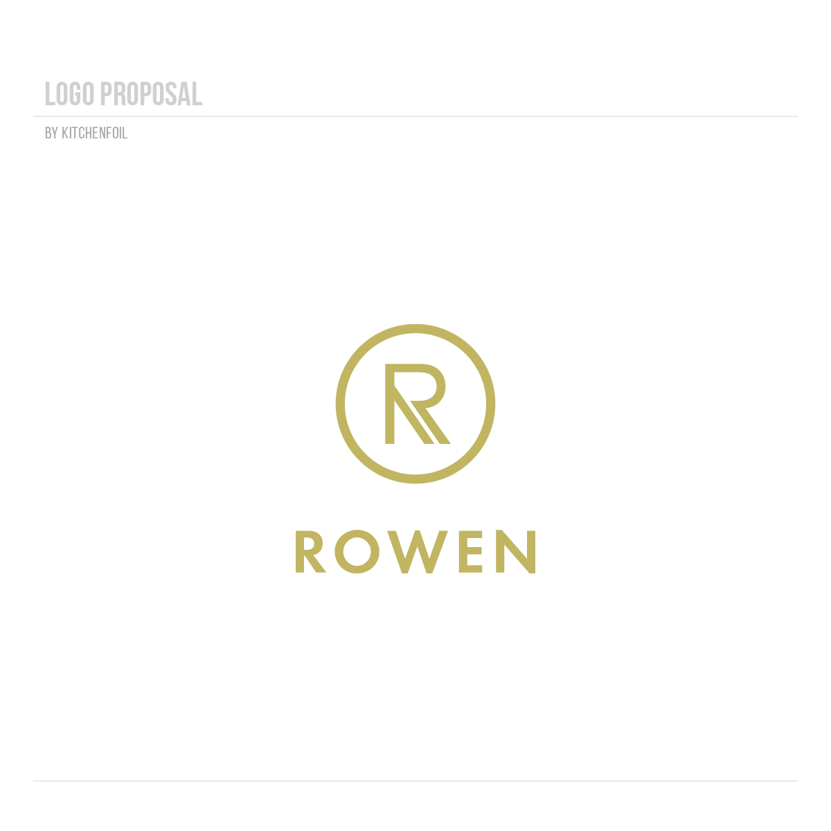 Diseño de Logo por Kitchenfoil para ROWEN FOOTWEAR | Diseño #11551567