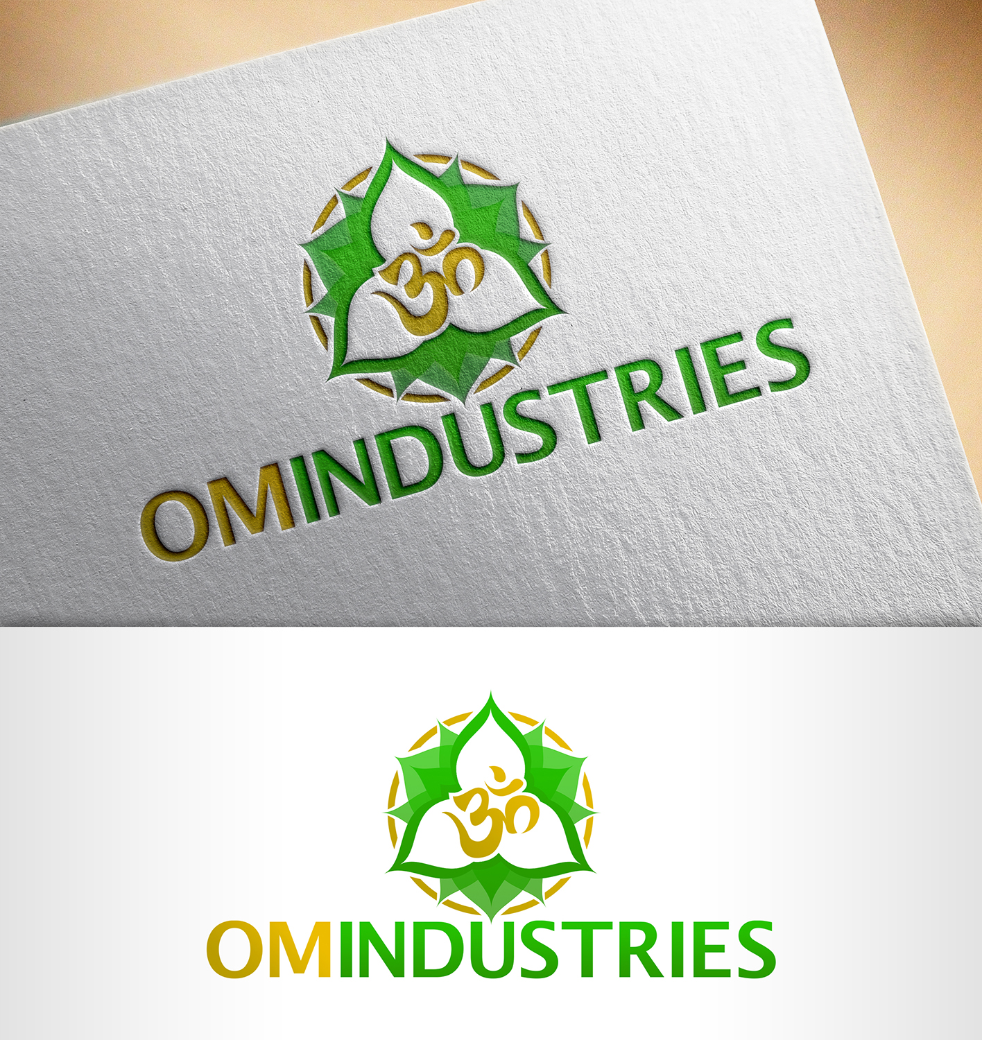 Logo Design by nivleik for Om Industries | Design #11675126
