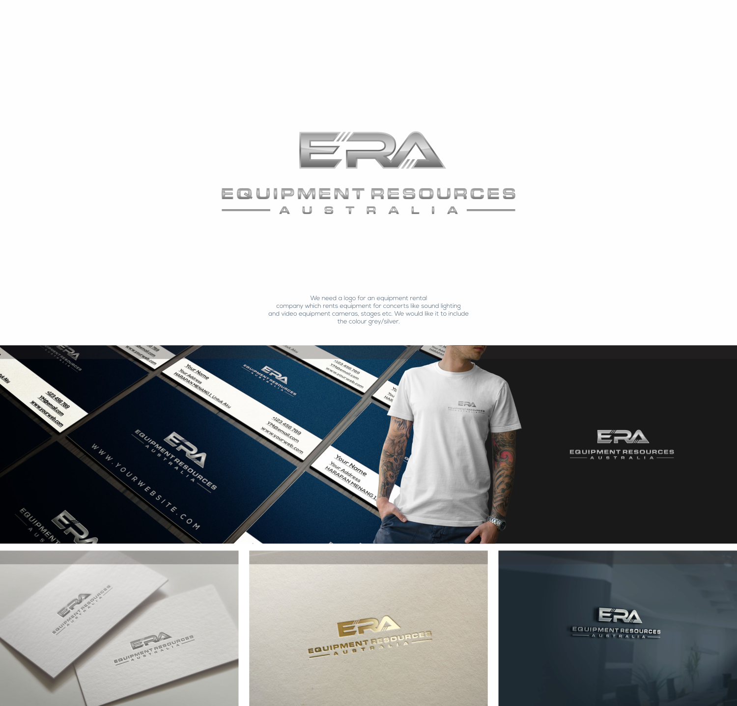 Logo Design by jenggot_merah_ for Equipment Resources Australia | Design #11575247