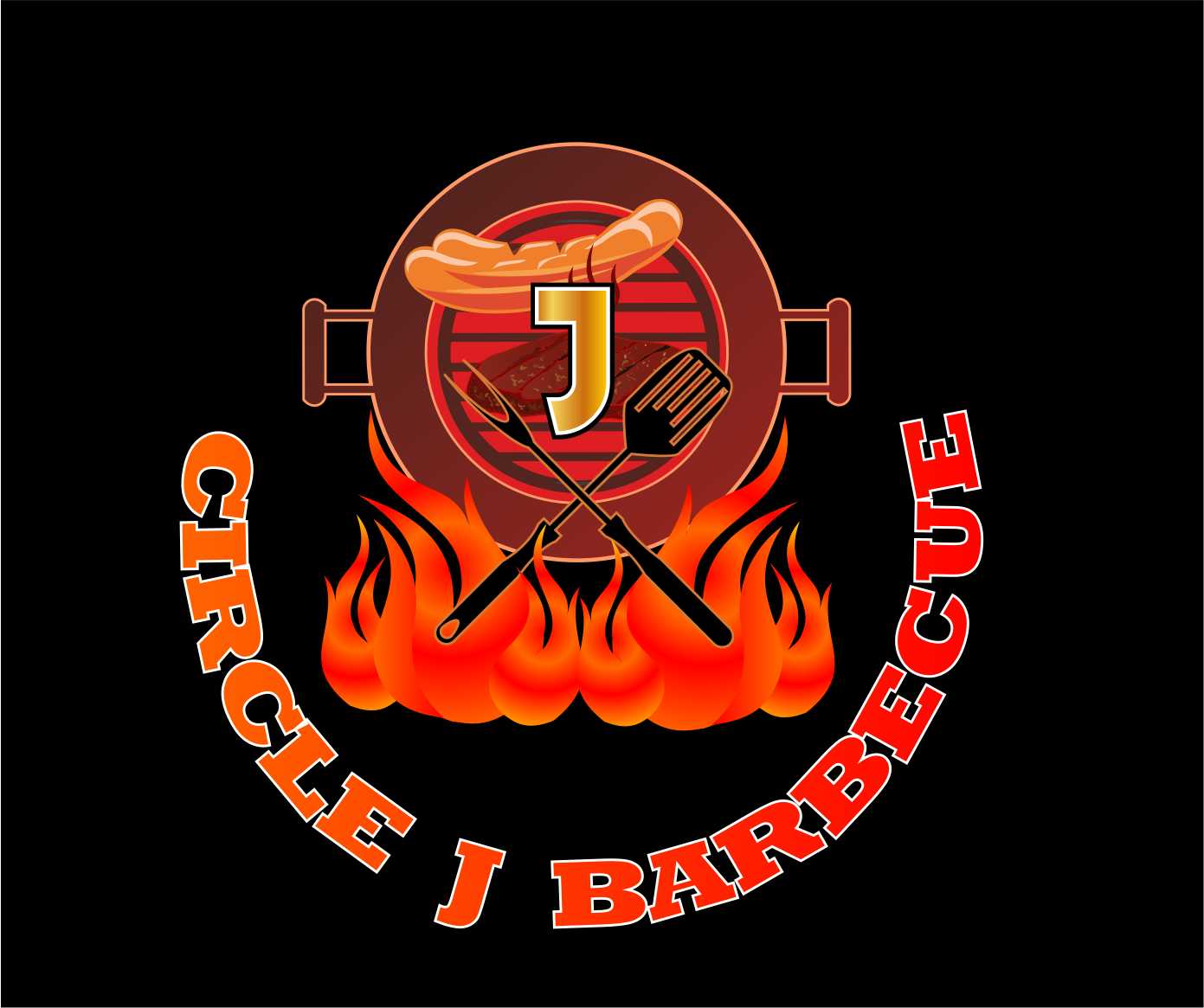 Logo Design by wchristia for Circle J BBQ | Design #11557968