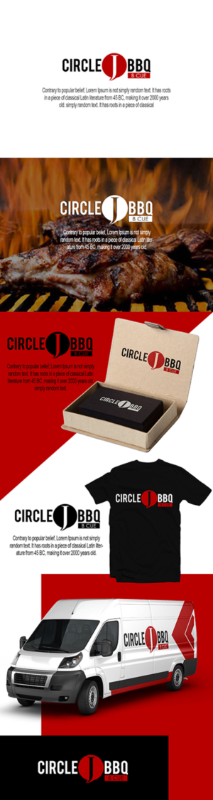 Logo-Design von Logo Xtudio für Circle J BBQ | Design: #11570095