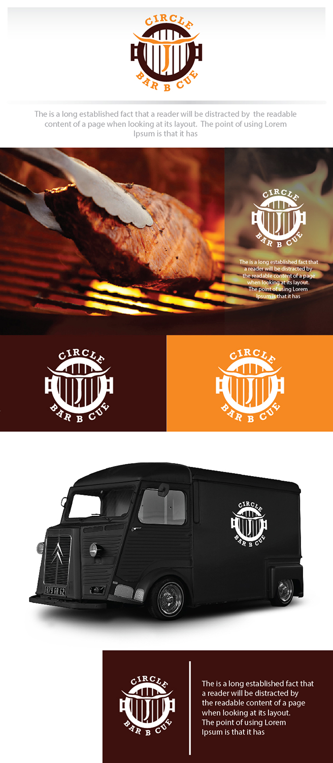 Logo-Design von Logo Xtudio für Circle J BBQ | Design #11570097
