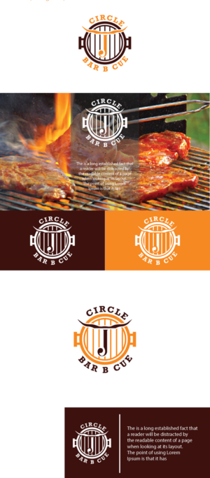 Logo-Design von Logo Xtudio für Circle J BBQ | Design: #11582723