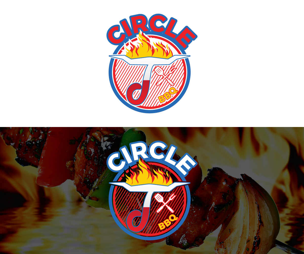 Logo Design by eMARK for Circle J BBQ | Design #11570680