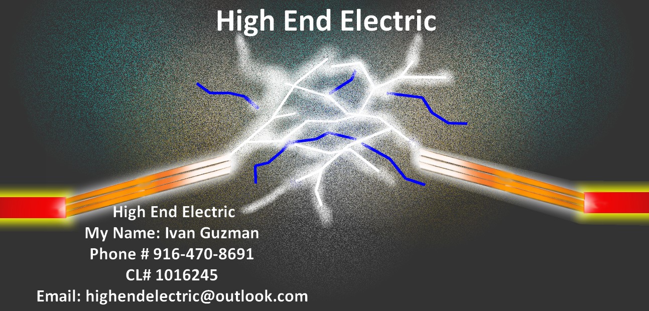 Business Card Design by designerone for High End Electric | Design #11567652