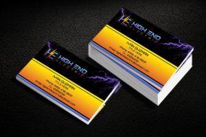 Business Card Design by Sandaruwan for High End Electric | Design #11568239