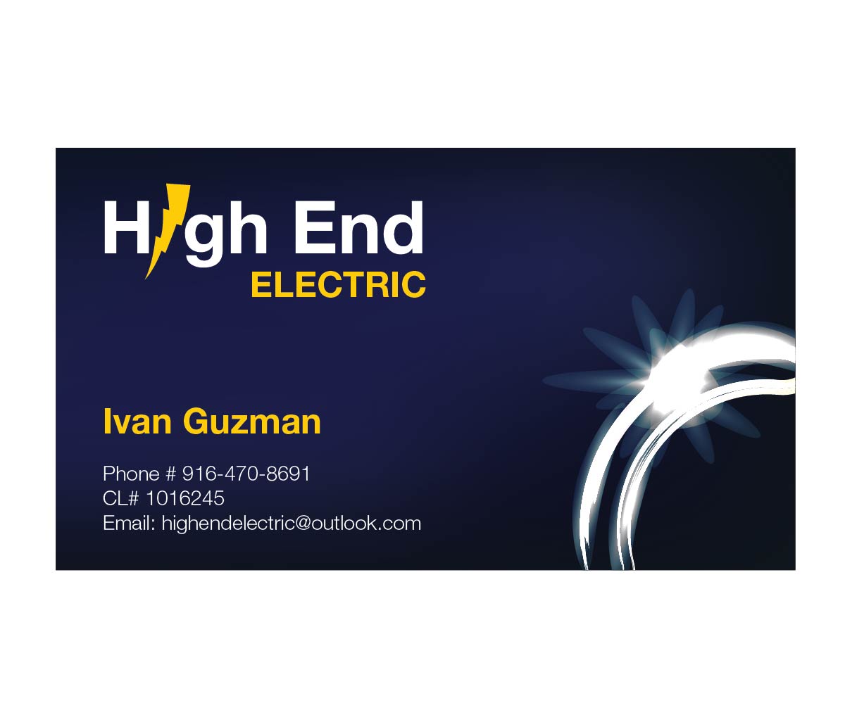 Visitenkarten-Design von joliau für High End Electric | Design #11561214