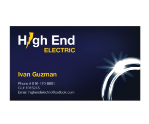 Visitenkarten-Design von joliau für High End Electric | Design: #11561214