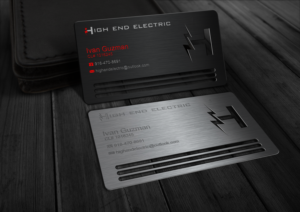 Business Card Design by Riz' for High End Electric | Design: #11558628