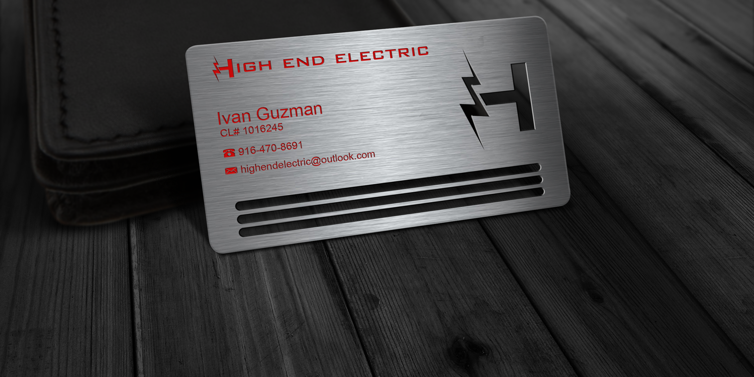 Visitenkarten-Design von Riz' für High End Electric | Design #11641098