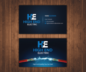 Visitenkarten-Design von Stylez Designz für High End Electric | Design: #11634143