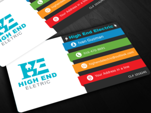Business Card Design by EWS Webs for High End Electric | Design: #11574985