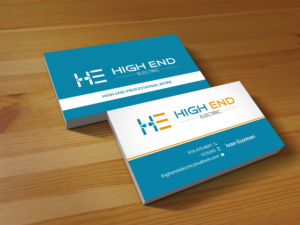 Business Card Design by Creations Box 2015 for High End Electric | Design: #11560550