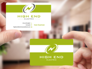 Business Card Design by Creations Box 2015 for High End Electric | Design: #11560556