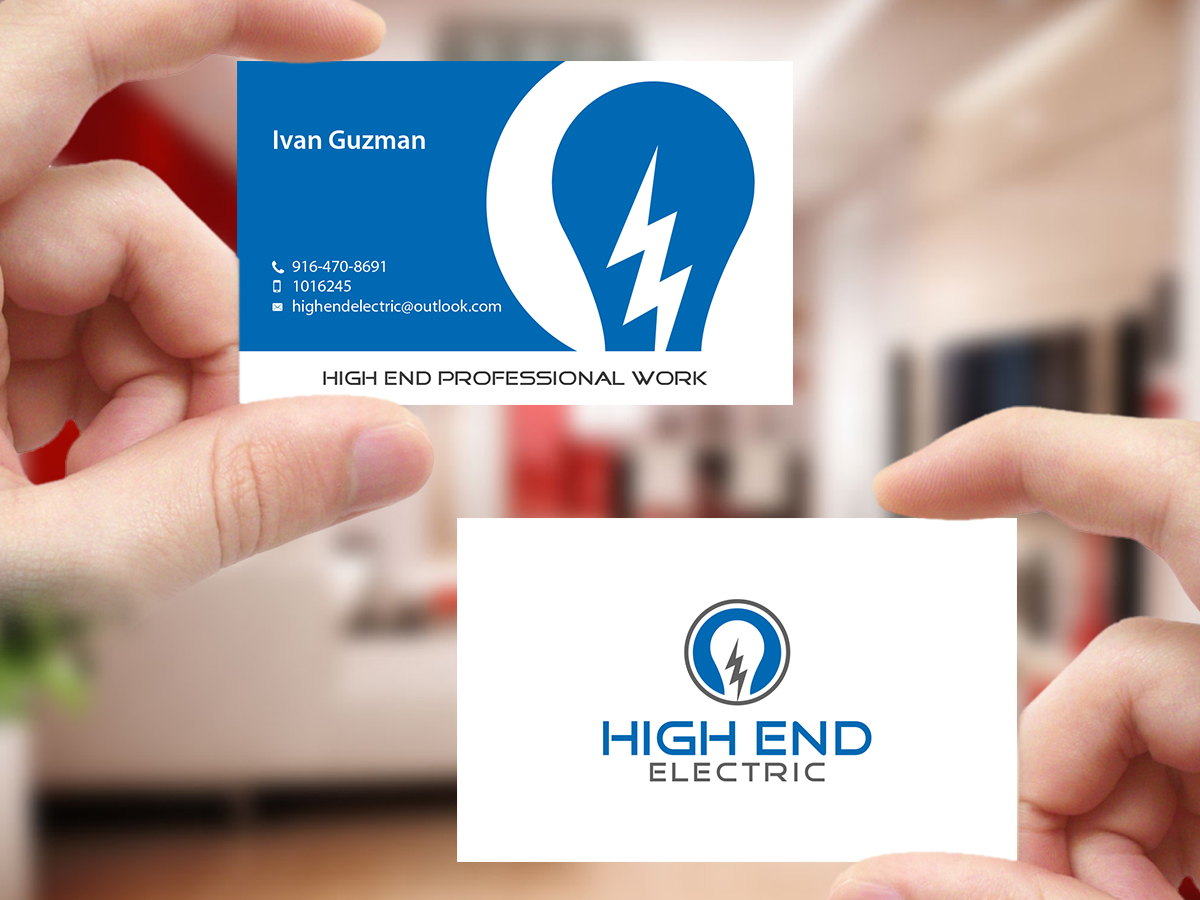 Visitenkarten-Design von Creations Box 2015 für High End Electric | Design #11560564