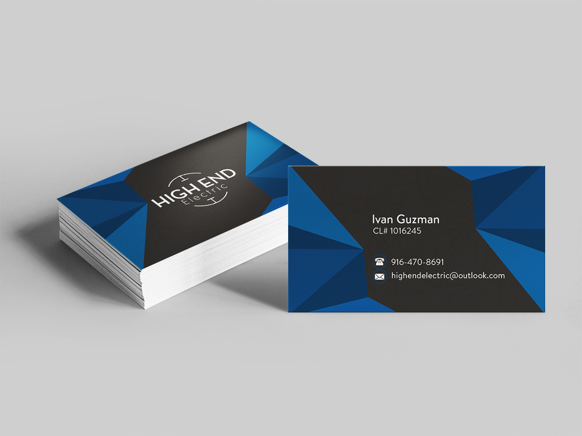 Business Card Design by isabel.paoli for High End Electric | Design #11574260