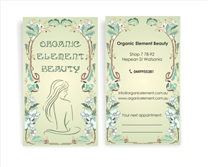 Visitenkarten-Design von IneseRo für Organic Element Beauty | Design: #2337978