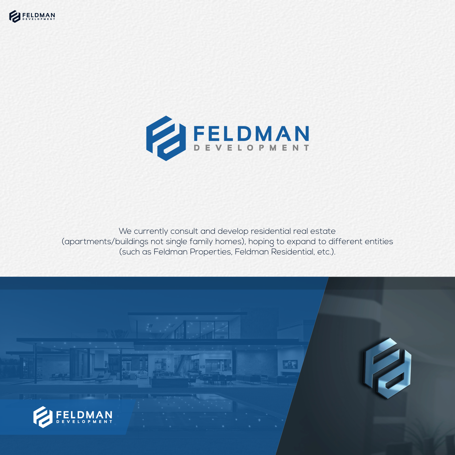 Logo Design by Artism Design for Feldman Development | Design #11567720
