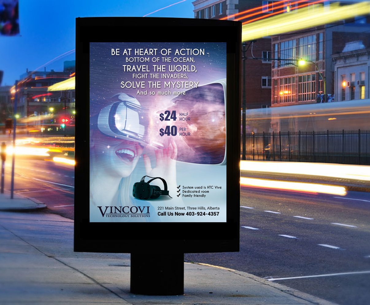 Flyer Design by uk for VINCOVI Technology Solutions Inc | Design #11557276