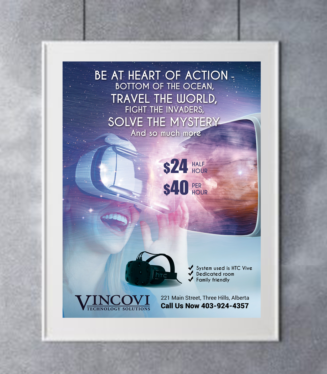 Flyer Design by uk for VINCOVI Technology Solutions Inc | Design #11557277