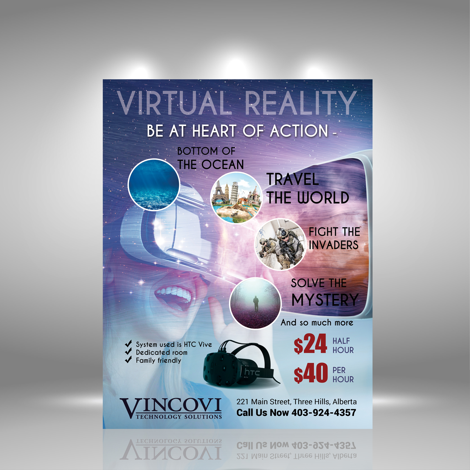 Diseño de Flyer por uk para VINCOVI Technology Solutions Inc | Diseño #11575037