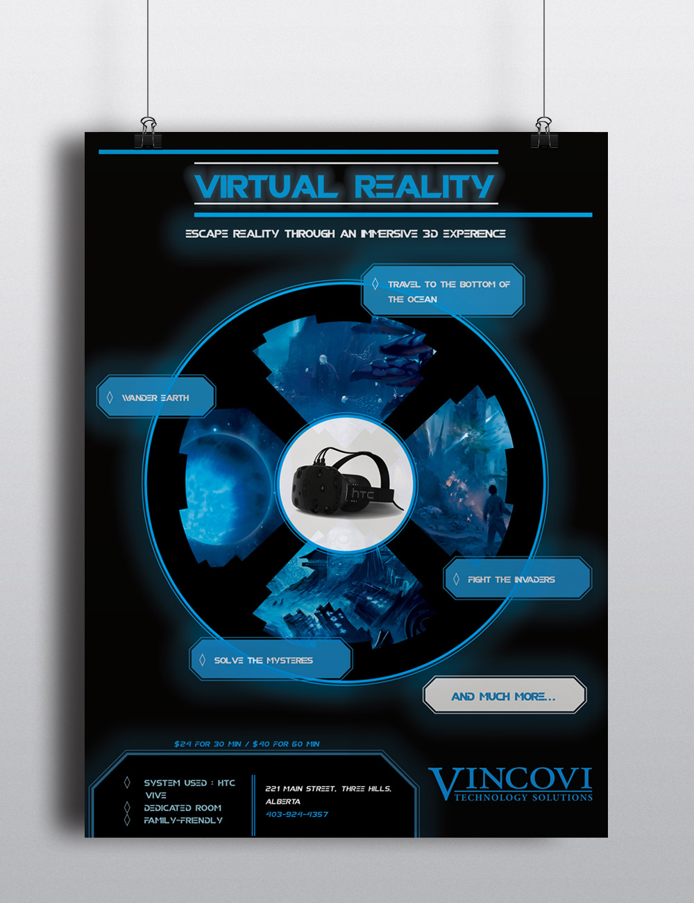 Flyer Design by Cherri for VINCOVI Technology Solutions Inc | Design #11596843