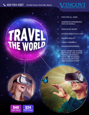 Virtual Reality immersive experiences | Flyer Design by Gfx.26™