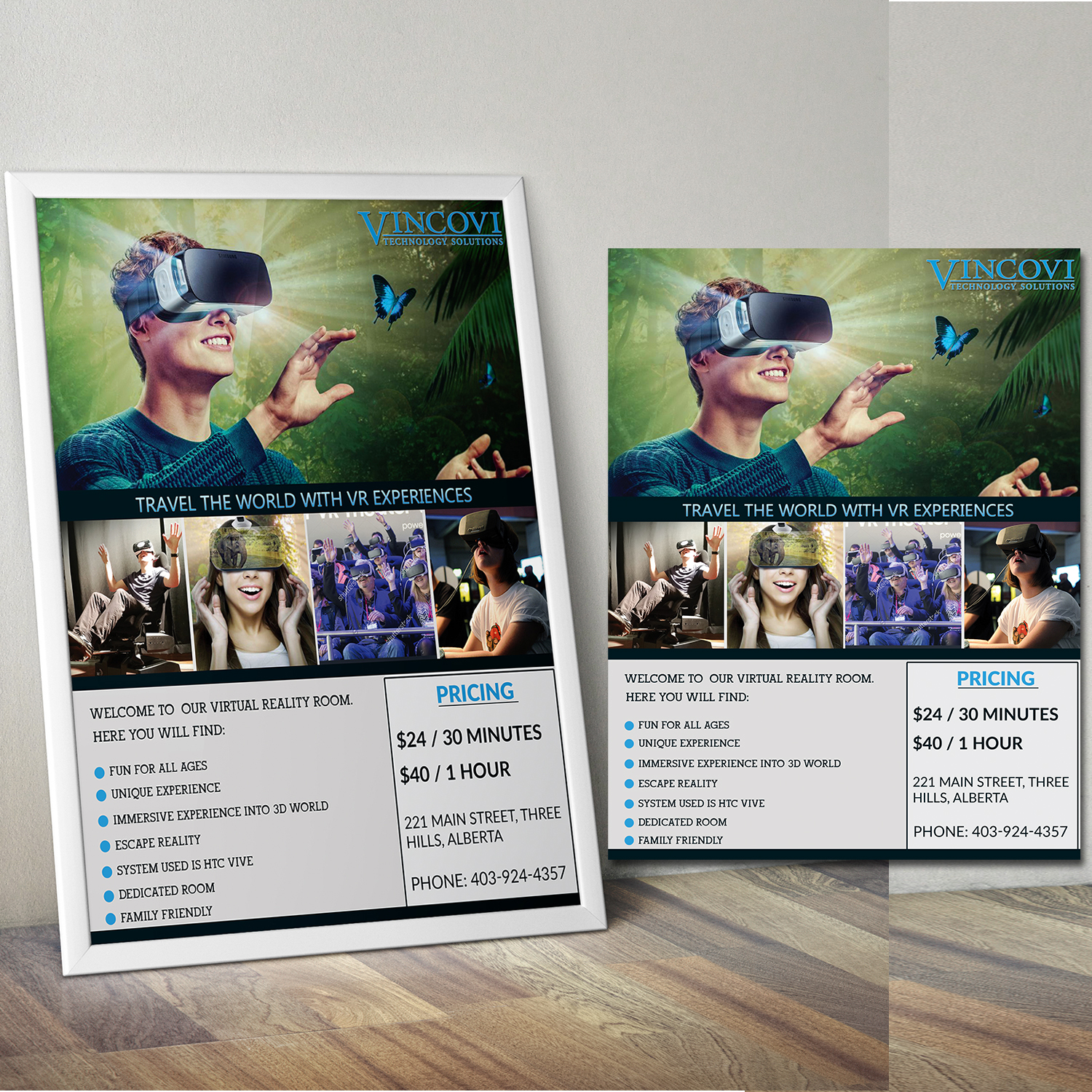Flyer Design by Armaan Islam for VINCOVI Technology Solutions Inc | Design #11572922