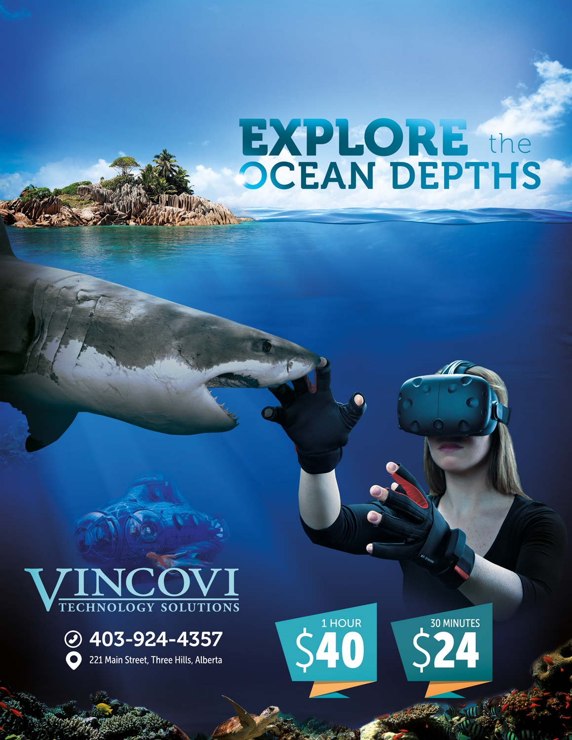 Diseño de Flyer por Wael para VINCOVI Technology Solutions Inc | Diseño #11559656