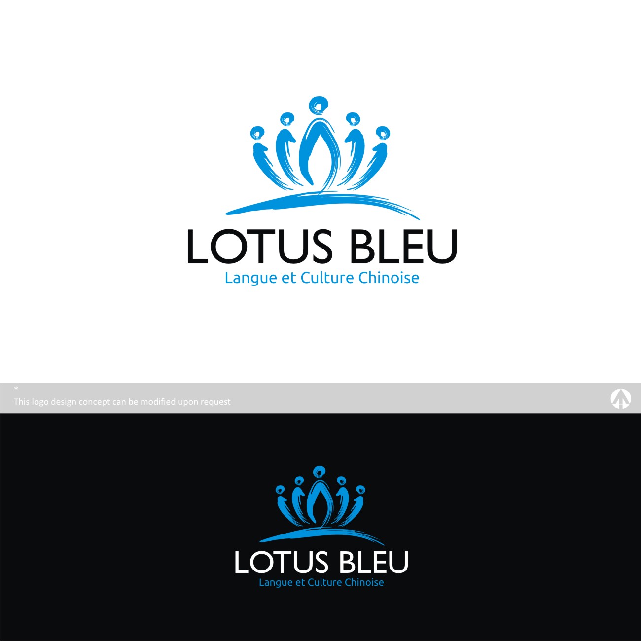 Logo Design by MBARO for Lotus Bleu | Design #11610184