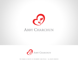 Abby Charchun | Logo Design by Strawberry Girl