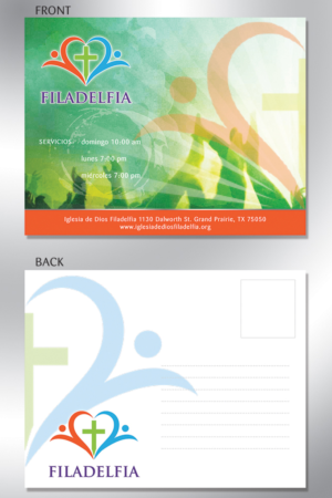 Postkarten-Design von Rozita für Iglesia de Dios Filadelfia | Design: #11583713
